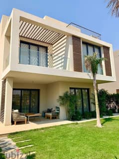 Townhouse Corner villa in Sodic East, Shorouk City, with a distinctive view