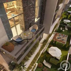 Apartment in a garden in the heart of El Shorouk, next to Terrace Mall
