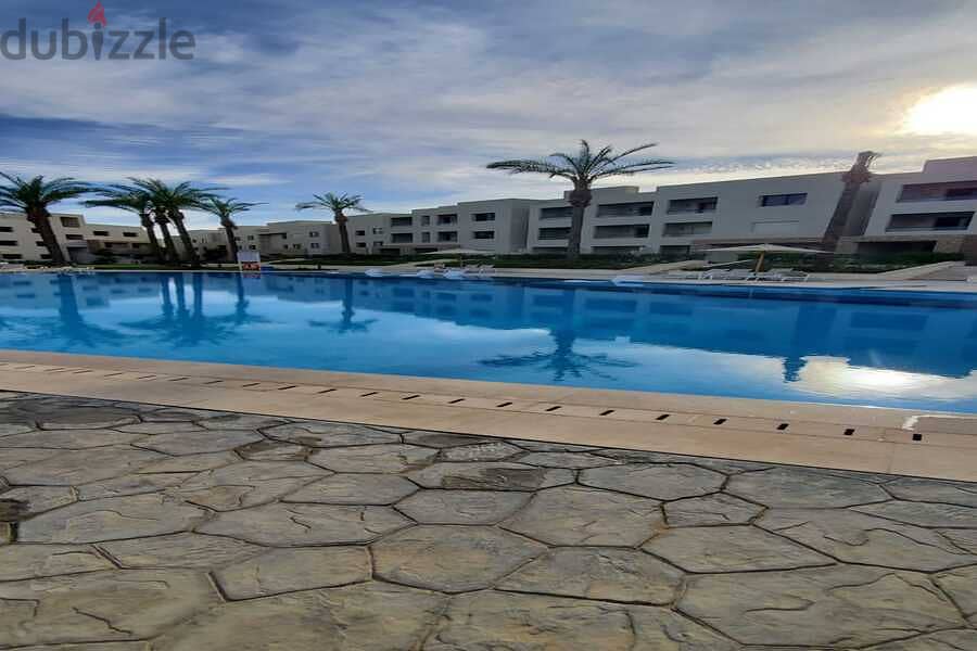 Pool view and Open view Chalet 100 SQM for sale in Azha Sokhna 1