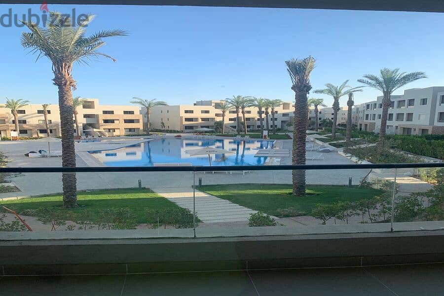 Pool view and Open view Chalet 100 SQM for sale in Azha Sokhna 3