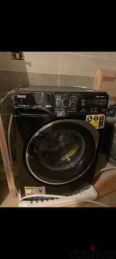 Zanussi Steam Max 7Kg Black