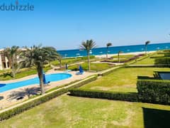 Double view ground floor chalet with private garden, fully finished immediate deliver for sale with 5 years installments in La Vista, Ain Sokhna