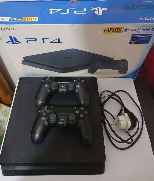 Playstation 4 slim 500gb + 2 consoles 1