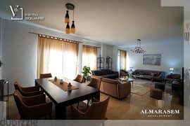 Apartment for sale, finished, with air conditioners, 155 sqm, view, landscape, in Al Marasem, Fifth Settlement