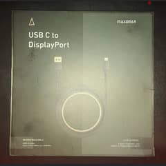 Maxonar USB C to DisplayPort, 8K 60Hz Type-C to DP Cable 3M