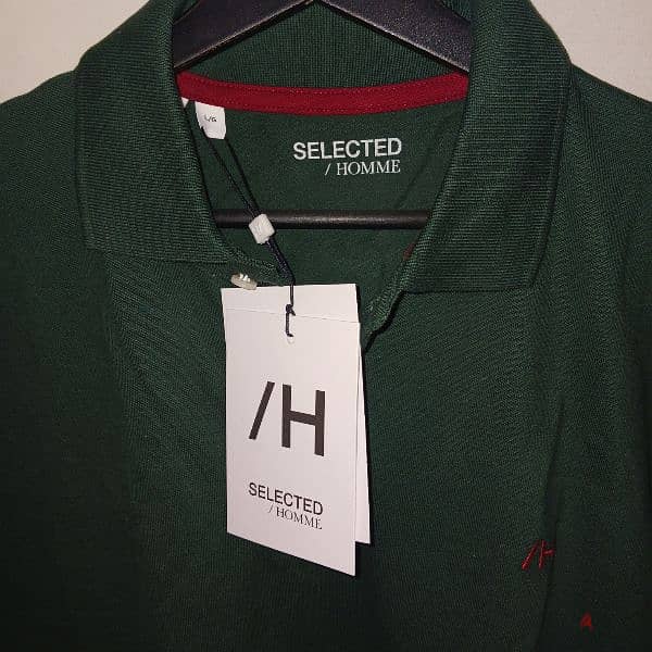 Selected Homme Polo Tshirt Size Large. 
L تي شيرت بولو مقاس 1