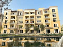 For sale, an apartment in a garden with a 42% discount on cash and installments over 8 years in Amazing Location in Cairo, in the Sarai Compound in fr