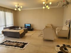 luxury furnished apartment 220m for rent in el patio 7 compound - new cairo شقة للايجار مفروش بالكامل بكمبوند الباتيو 7 التجمع الخامس