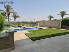 fancy furnished twin house (golf view) for rent in katameya dunes compound new cairo توين هاوس للايجار بالقطامية ديونز - جولف فيو - مفروش بالكامل 0