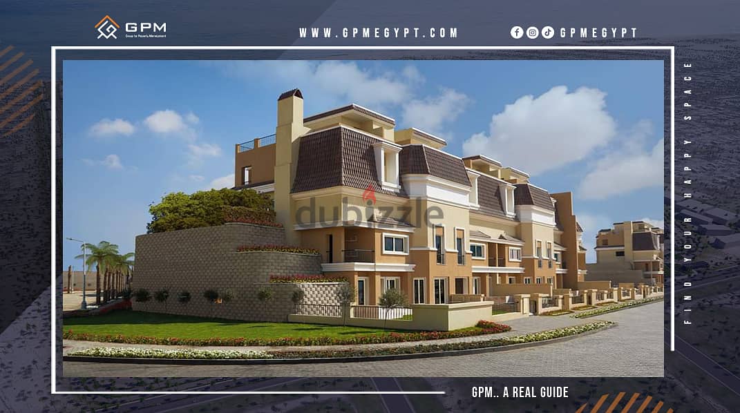 شقة 128م للبيع في كمبوند سراي مستقبل سيتي استلام فوري Apartment for sale in Compound Sarai S2 Mostakbal City 2