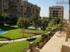 شقة مذهلة 162م  كاملة التشطيب في ذا سكوير (صبور) القاهرة الجديدة لاند سكيب فيو