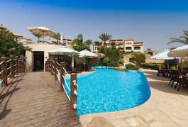 Ground Chalet 180m for sale in La Vista Topaz Ain Sokhna, Fully Finished, sea and landscape pool view, for Immediate delivery and ready to move NOW