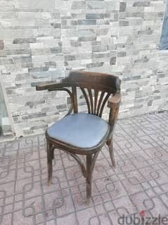 كرسي خشب لكافيه او قهوة 0