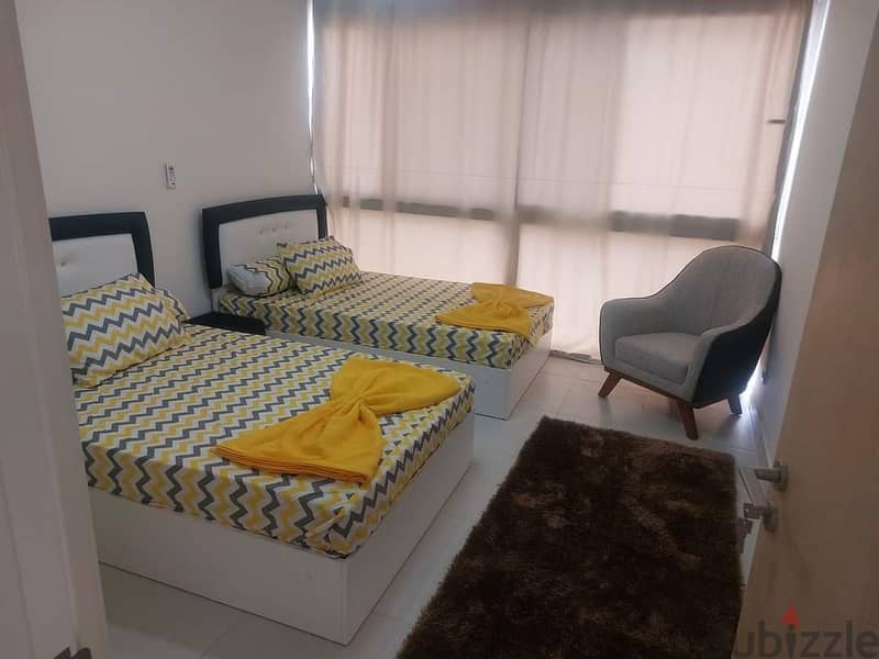 شاليه للايجار مساحة 80م في مراسي مارينا"A chalet for rent, 80 square meters, in Marassi Marina 2. "2 4