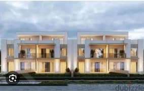 Townhouse for sale, 290 sqm, at an attractive price, with a private pool, in Sheikh Zayed View Landscape, next to Zayed Dunes, in installments