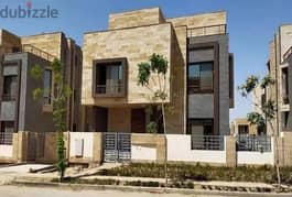 villa for sale ( ground , first , roof ) in taj city new cairo with installments 0