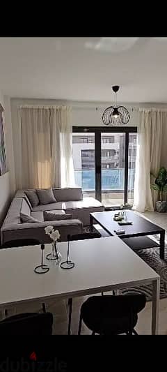 شقةايجار مفروش100م في مدينتي apartment with furniture in Madinaty
