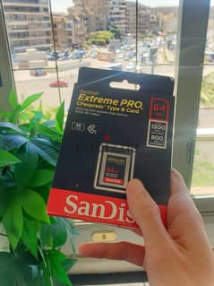 كارت ميموري سانديسك SanDisk 64GB Extreme PRO CFexpress Card Type B 0