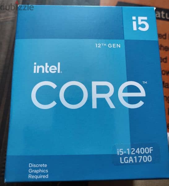 intel core i512400f- 6 core 12 Vga-Rtx 3050- 8g dual-ddr6 0