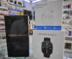 HONOR Magic6Pro + HONOR Watch 4 + HONOR Earbuds X5. . . . . . من 0