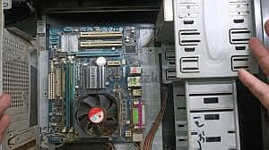 بندل شامل بورده =H41+ 2 RAM+Intel® Core™2 Duo Processor E8400 +المروحه