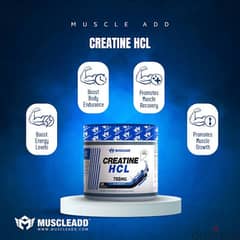 Muscle Add Hydro Beef Protein
& Creatine Hcl blueberry flavor 
120 ser 0