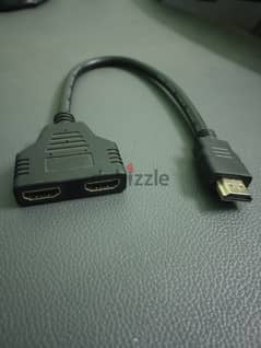 HDMI to 2 HDMI كيبل مخرجين