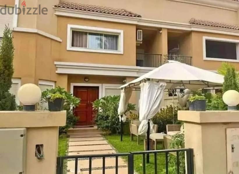 Townhouse for sale at the price of an apartment in Sarai Compound, New Cairo, Solar, with Madinaty, in installments over the longest payment period. 0