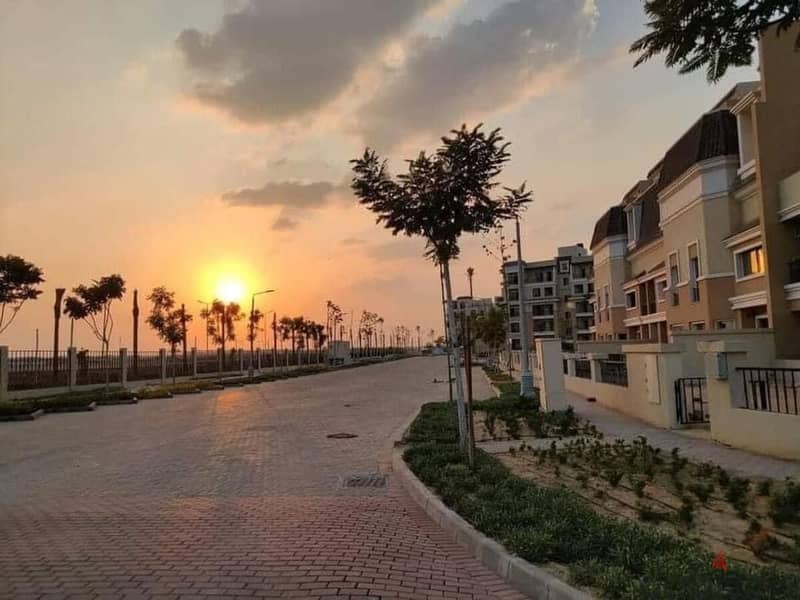 Townhouse for sale at the price of an apartment in Sarai Compound, New Cairo, Solar, with Madinaty, in installments over the longest payment period. 6