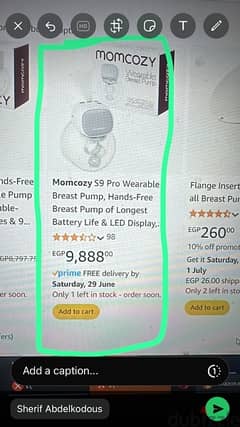 New breast pump for sale