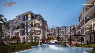 Two-room apartment in Garden View Lagoon at R8 and in front of a service area, in installments over 7 years
