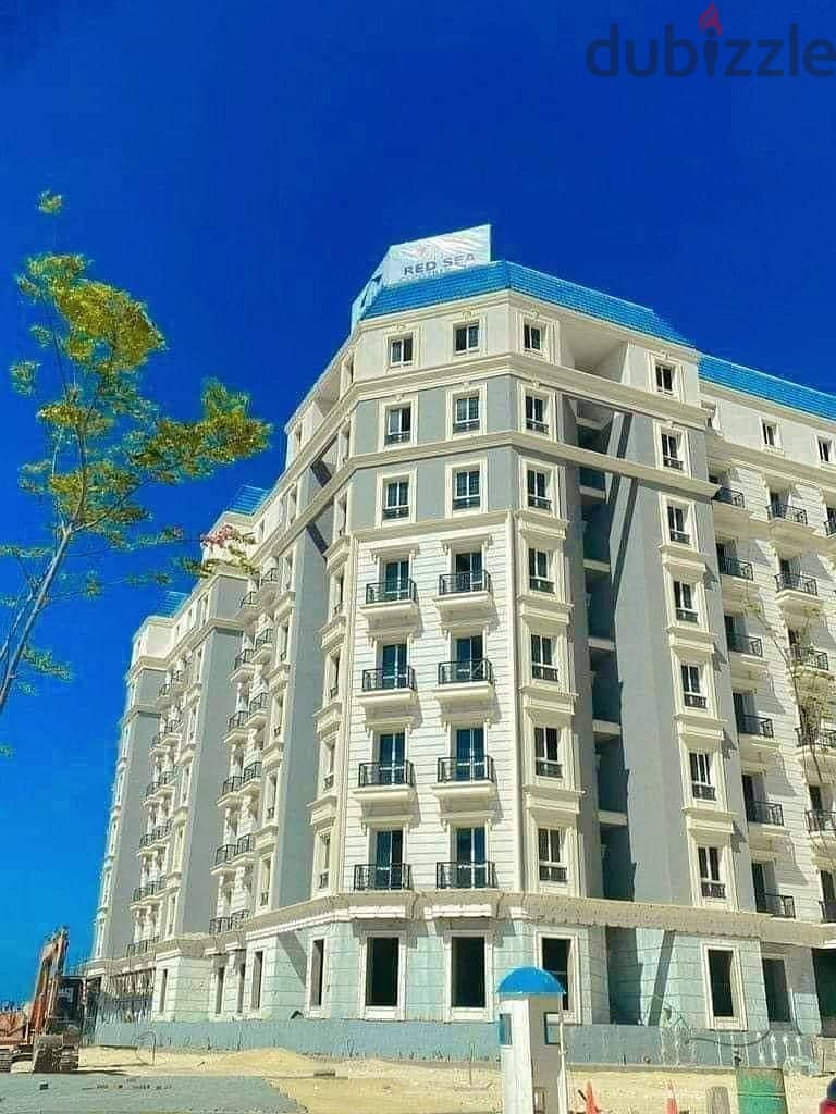 104 sqm nautical apartment for sale, immediate receipt, fully finished, in New Alamein, North Coast, Latin Quarter Compound 18