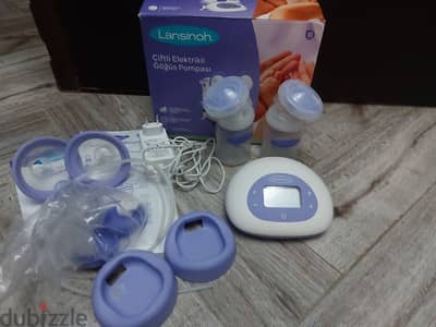 Lansinoh double breast pump - مضخة ثدي مزدوجة لانسينوه