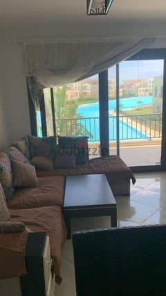 3 BRs Facing North Directly on Lagoon in Marassi North Coast Chalet For Sale 0