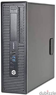 جهاز كمبيوتر مستعمل كالجديد HP ELITEDESK 800G1 TWR معاه شاشه هديه