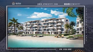 Chalet 119m for Sale in Solare Misr Italia North Coast with installments pool view شاليه للبيع في سولاري الساحل الشمالي