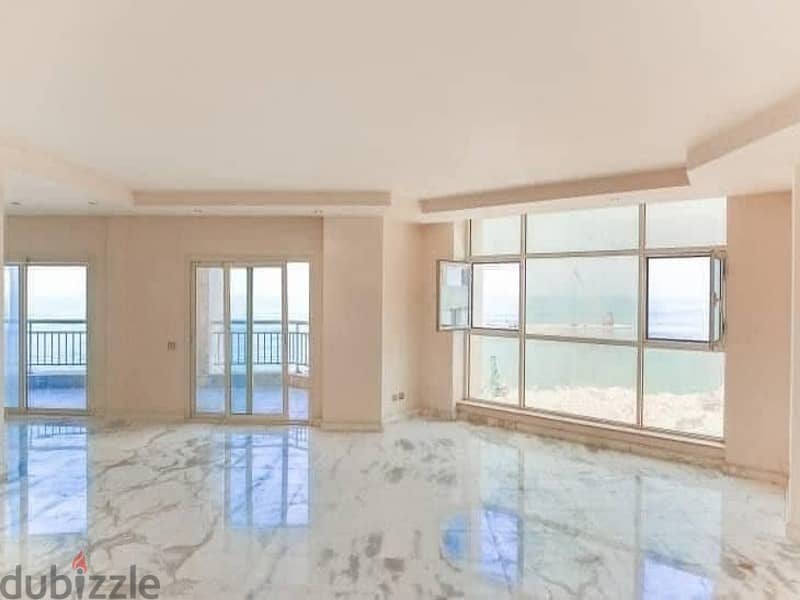 Double apartment with sea and lagoon view for sale, immediate receipt, in the Latin Quarter, near El Alamein Towers 2