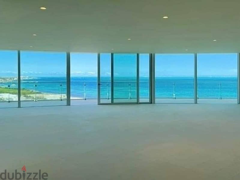 Double apartment with sea and lagoon view for sale, immediate receipt, in the Latin Quarter, near El Alamein Towers 9