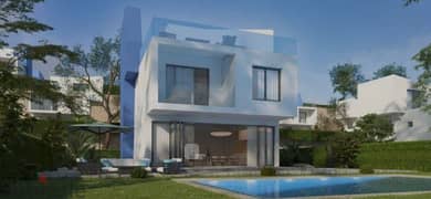 Stand alone villa in Monte Galala in Sokhna, area of ​​288 square meters, finished, super deluxe 0
