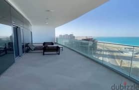 شقة للبيع الترا لوكس في مزارين العلمين الجديدة أمام فندق الماسة  Apartment For Sale fully finished Mazarine Alamine