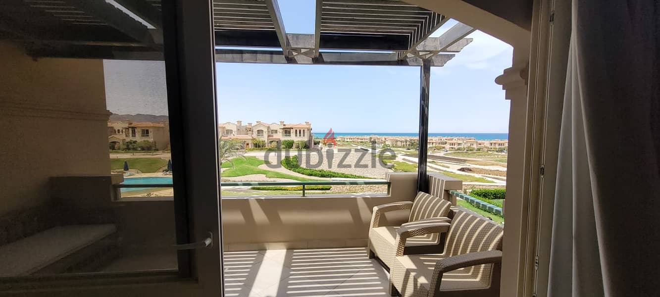 Immediate delivery of a 140 sqm chalet overlooking the sea for sale in Ain Sokhna 3
