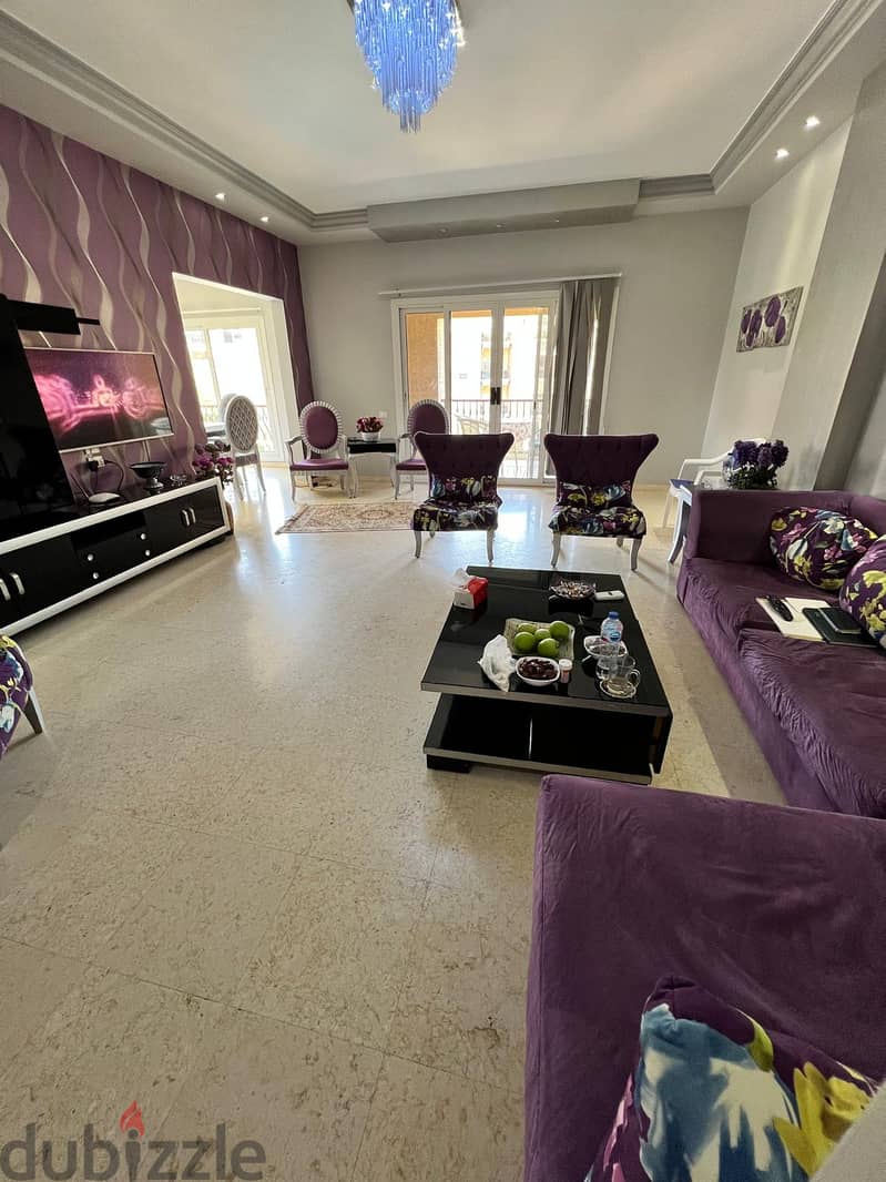 Apartment For Rent  274 m Fully Furnished in Katamya Plaza New Cairo 2