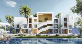 Duplex in a garden with a 5% down payment in the Fifth Settlement on the Middle Ring Road, directly in installments