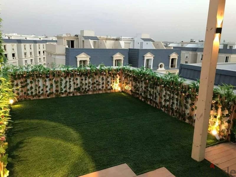 Apartment 190m with garden corner for sale 4Bdr down payment 1.2 million Mountain View iCity October Club Park next to Mall of Arabia and Sheikh Zayed 23