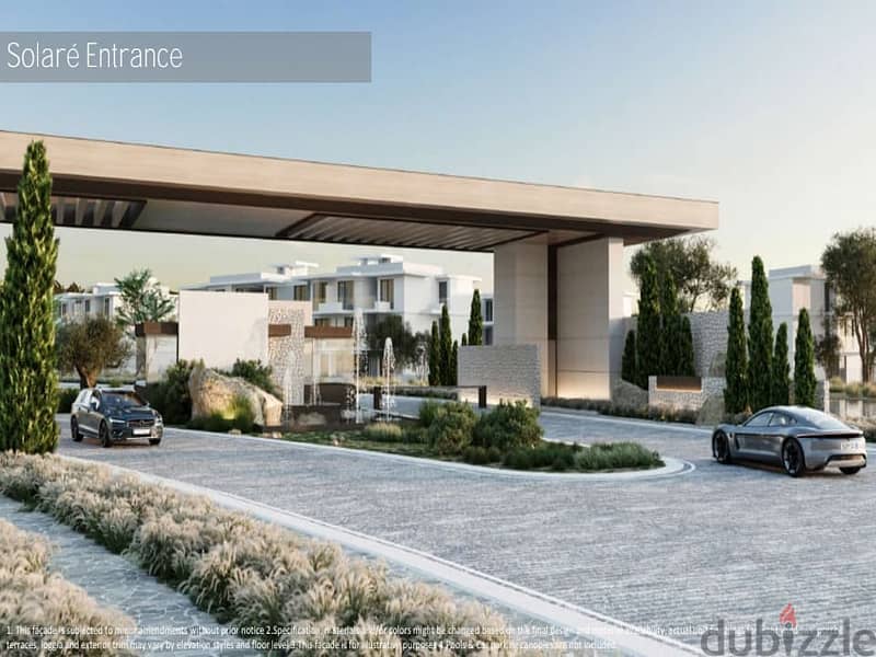4Bed villa for sale down payment 1.3 million Solari Ras El Hekma Village North Coast next to Swan Lake first row sea view 4