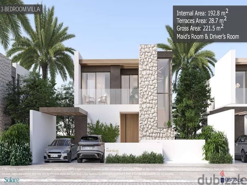 4Bed villa for sale down payment 1.3 million Solari Ras El Hekma Village North Coast next to Swan Lake first row sea view 21