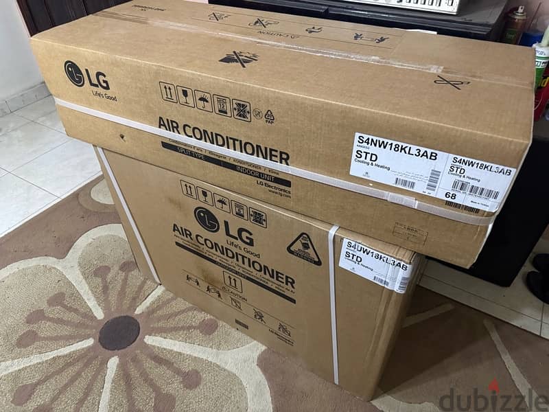 LG Air conditioner 2.25hp dual inverter STD S4UW18KL3AB 0