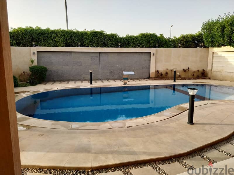 Standalone Villa 700. M in Paradise Compound New Cairo fully furnished with elevator and swimming pool for sale at a special price 5