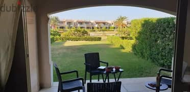 Ground floor chalet 180m for sale in La Vista Topaz Ain Sokhna, Fully Finished, sea and landscape pool view, for Immediate delivery and ready to move