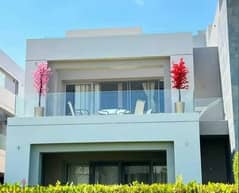 Chalet first row two rooms ground floor with garden, fully finished ultra super lux for sale with installments Cali Coast North Coast 0